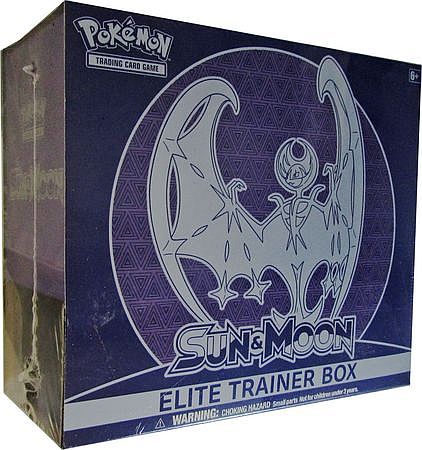 Pokemon Sun & Moon: Base Set Elite Trainer Box: Lunala (Purple)