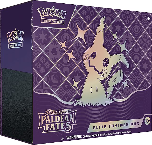 Pokemon Scarlet & Violet: Paldean Fates - Elite Trainer Box (Mimikyu)