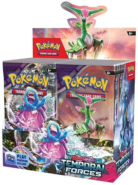 Pokemon Display (Booster Box) - SV05 - Scarlet & Violet: Temporal Forces