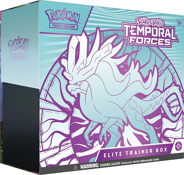 Pokemon Scarlet & Violet: Temporal Forces Elite Trainer Box: Walking Wake/Flutter Mane (Ancient)