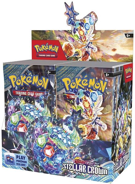 Pokemon Display (Booster Box) - SV07 - Scarlet & Violet: Stellar Crown