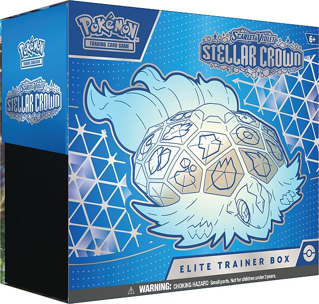 Pokemon Scarlet & Violet: Stellar Crown - Elite Trainer Box (Terapagos/Noctowl)