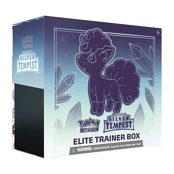 Pokemon Sword & Shield: Silver Tempest Elite Trainer Box (Alolan Vulpix)